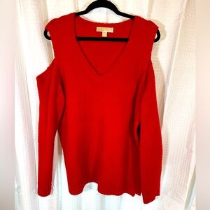 Michael Kors women’s 1X open shoulder sweater